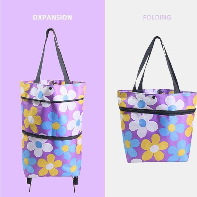 LargeCapacity Expandable Foldable Trolley Bag