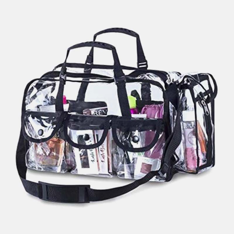 Large Capacity Waterproof Casual Transparent Cosmetic Bag Storage Bag