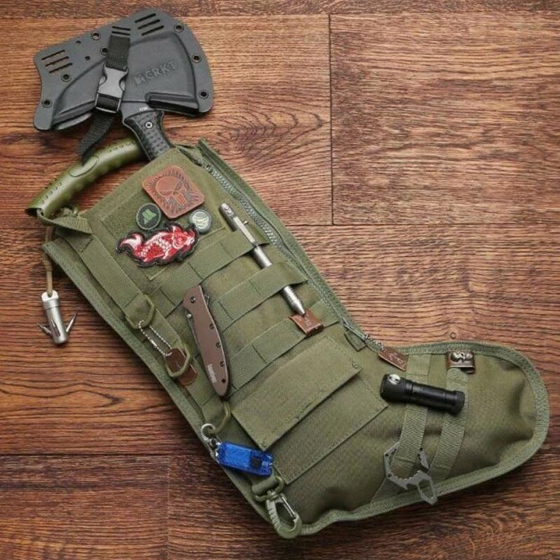 Tactical Christmas Stocking Bag Storage Bag