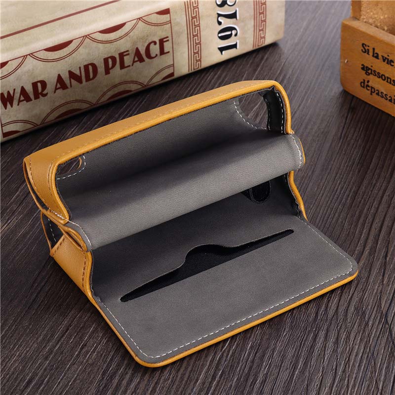 Small Storage Pouch Bag PU Leather Wallet with Cartridge Slot