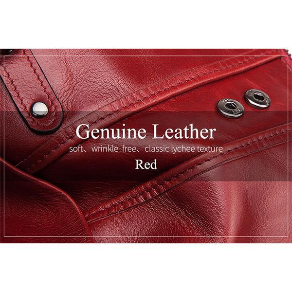 GenuineLeather Anti-theft Retro Wallet With Chain