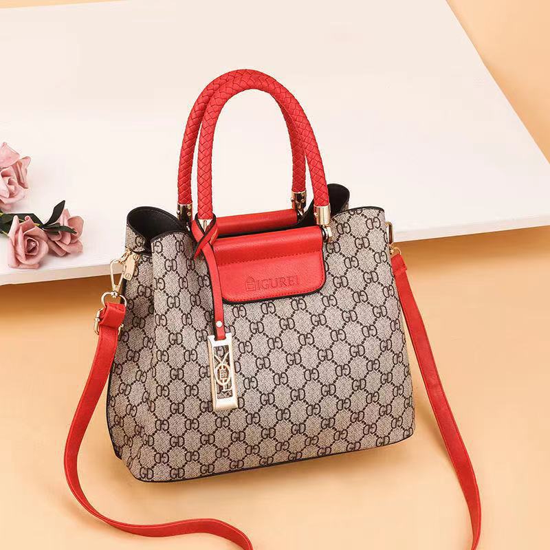 2024 New Versatile Fashion One-Shoulder Crossbody Bag Large Capacity Women's Multi-layer Handbag